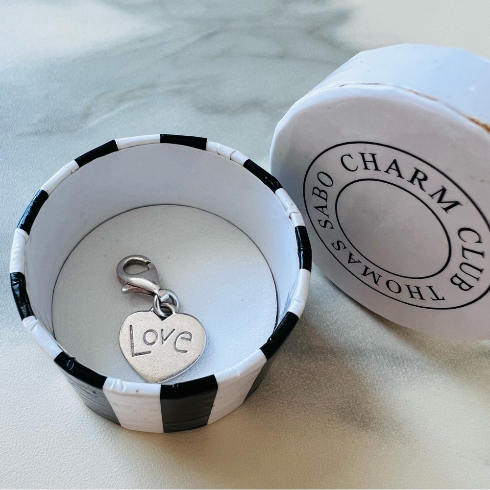Thomas Sabo Charm Club Sterling Silver LOVE Heart Charm